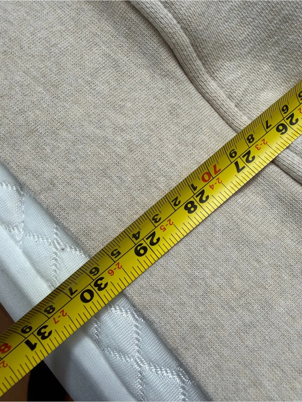 The Black Dog beige fabric